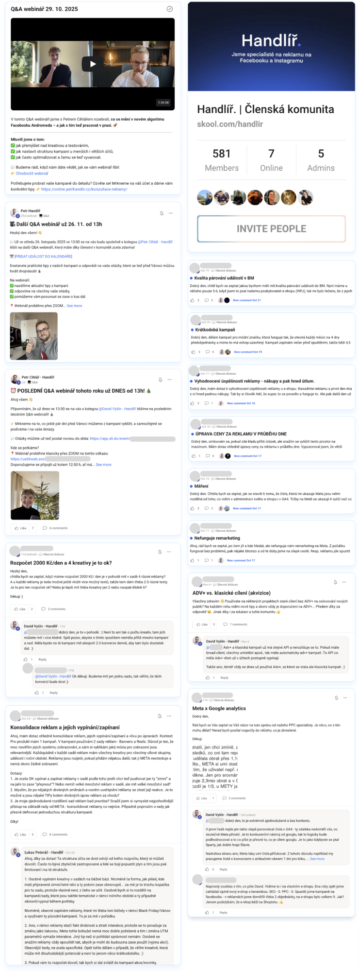 Ukázky z členské komunity – mobil