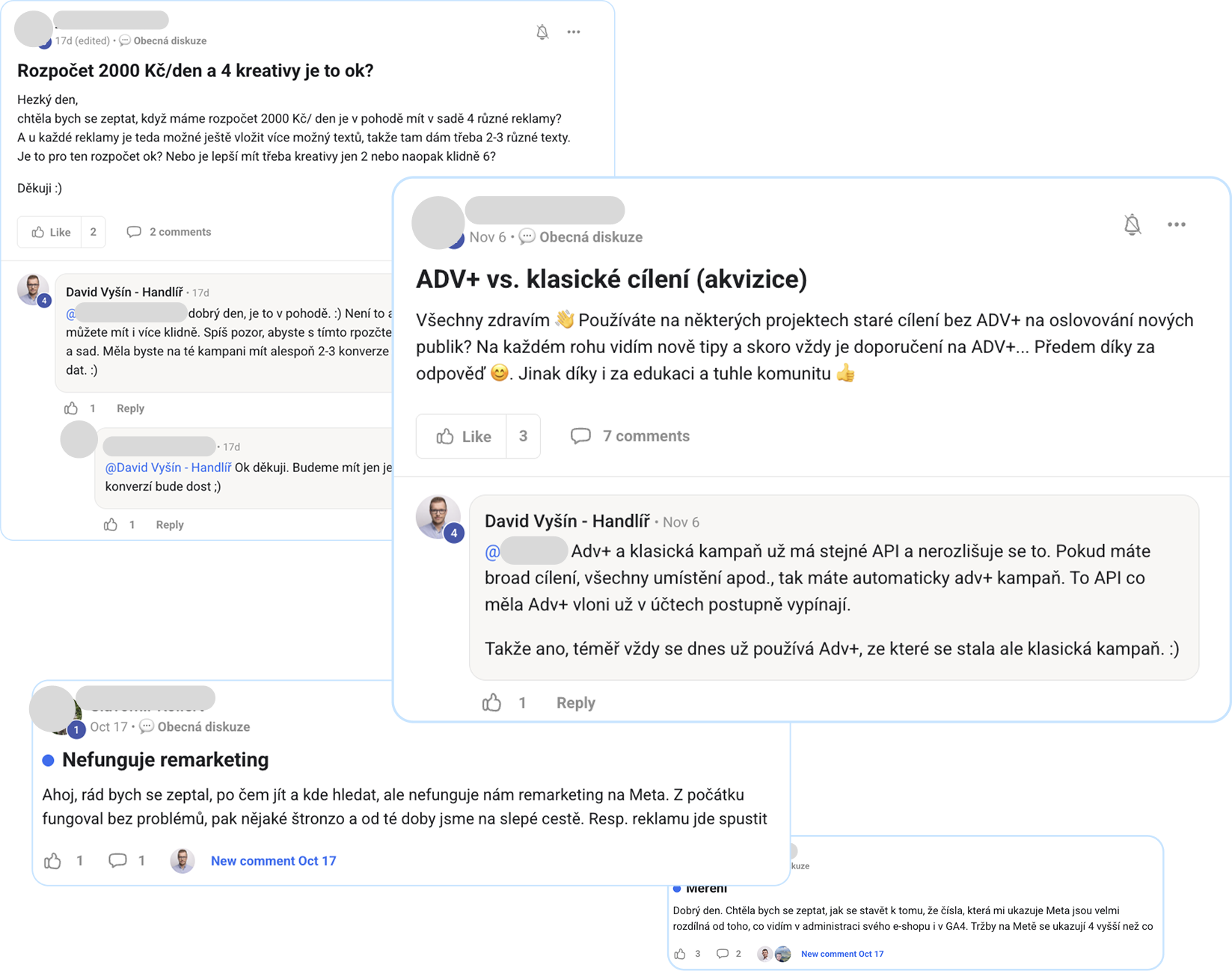 Podpora specialistů