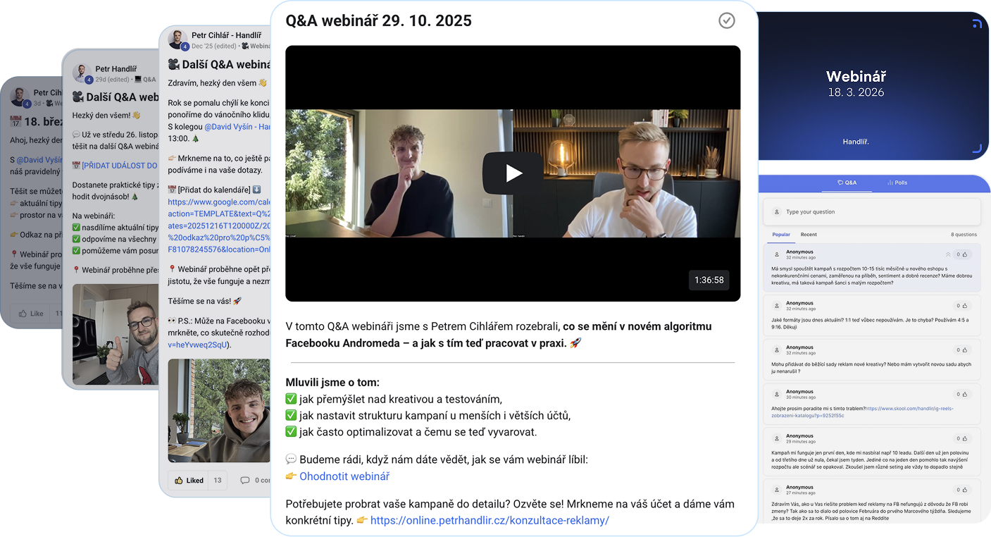 Webináře
